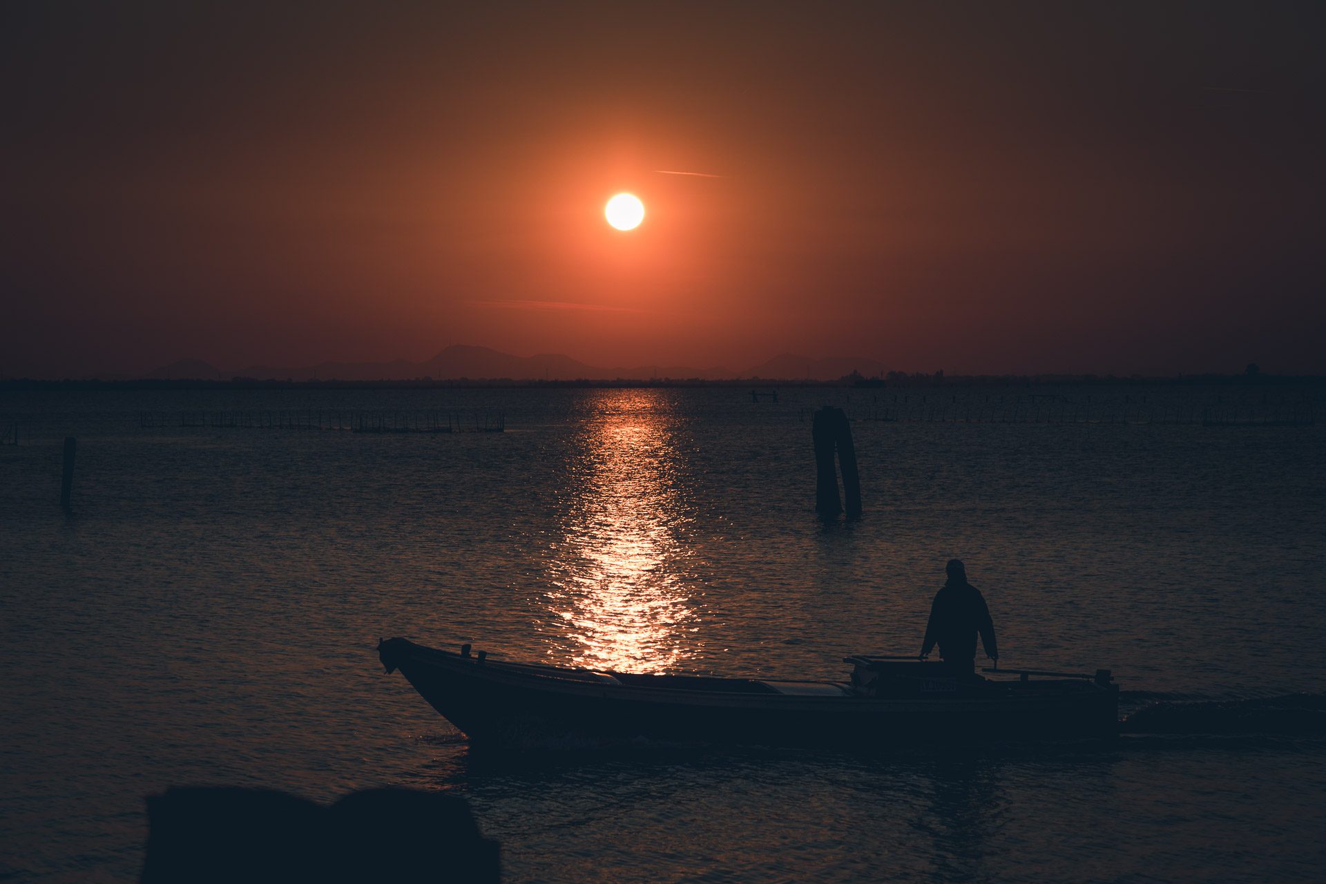Chioggia Veneto Tramonto