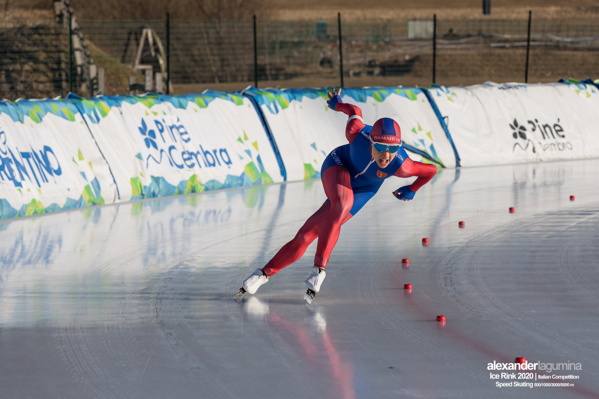 Noemi Bonazza Speed Skating Pattinaggio di Velocità Ice Rink Baselga di Pinè