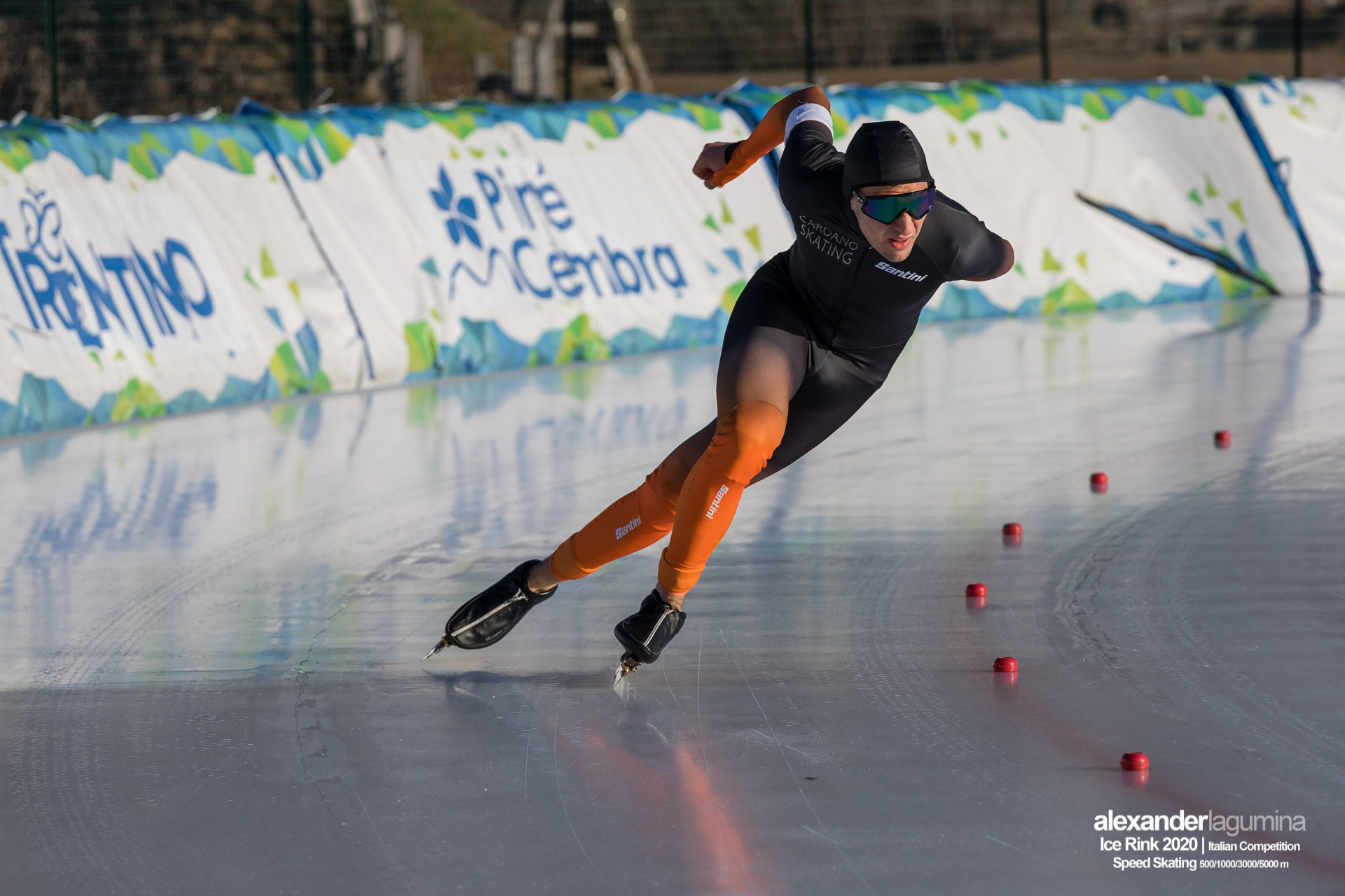 Gabriele Di Nuzzo Speed Skating Pattinaggio di Velocità Ice Rink Baselga di Pinè