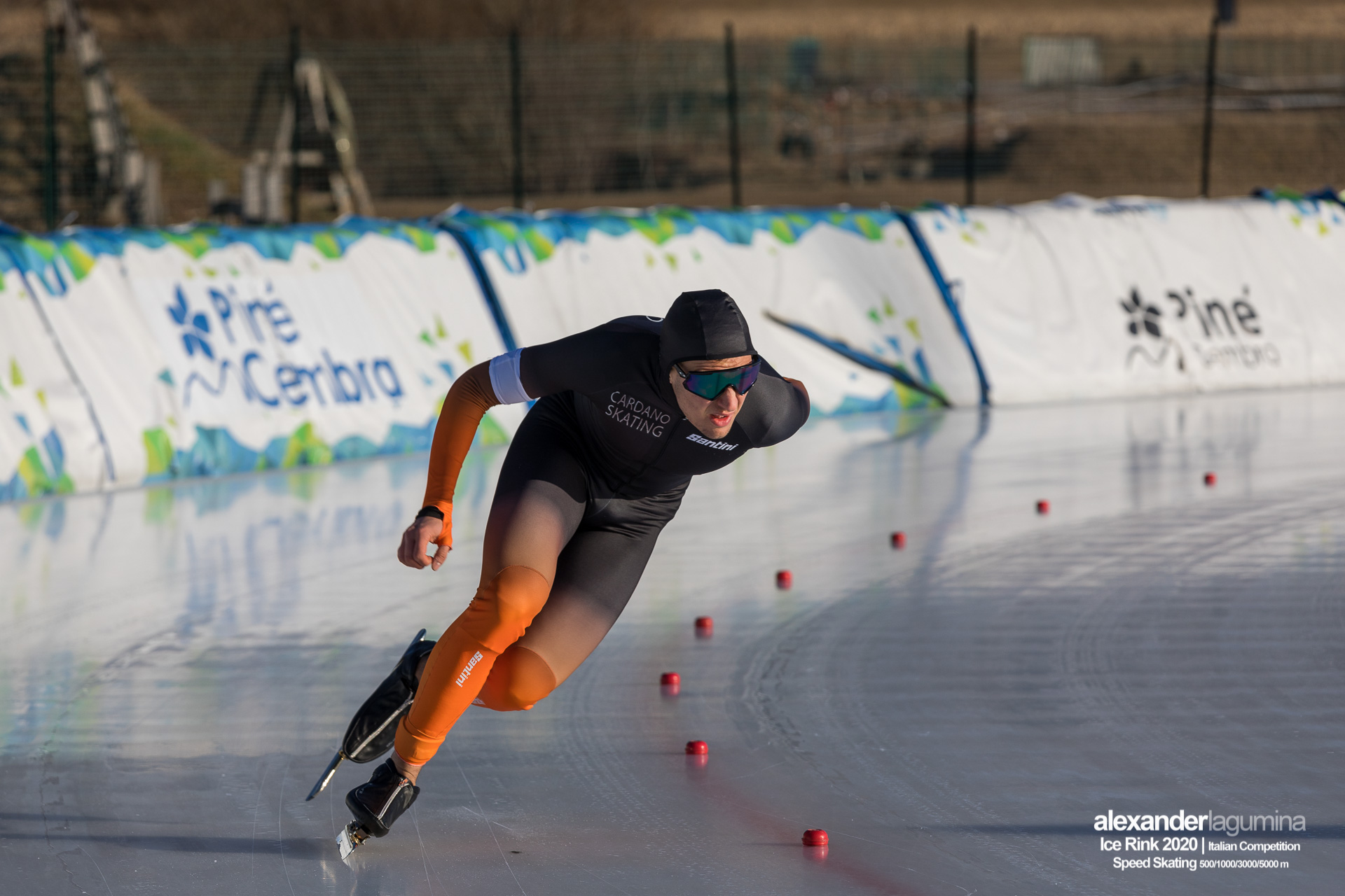 Gabriele Di Nuzzo Speed Skating Pattinaggio di Velocità Ice Rink Baselga di Pinè