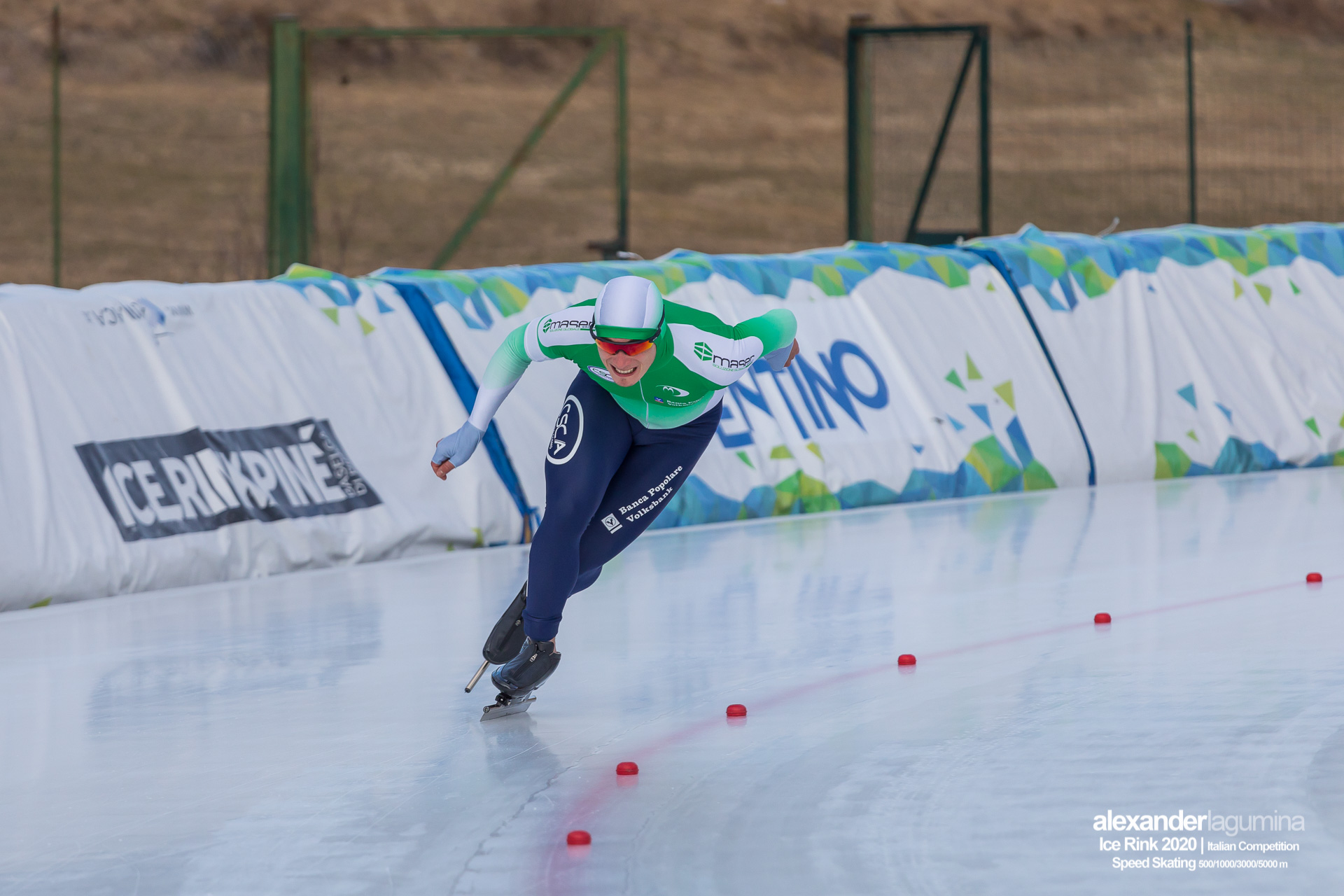 Daniele Di Stefano Speed Skating Pattinaggio di Velocità Ice Rink Baselga di Pinè