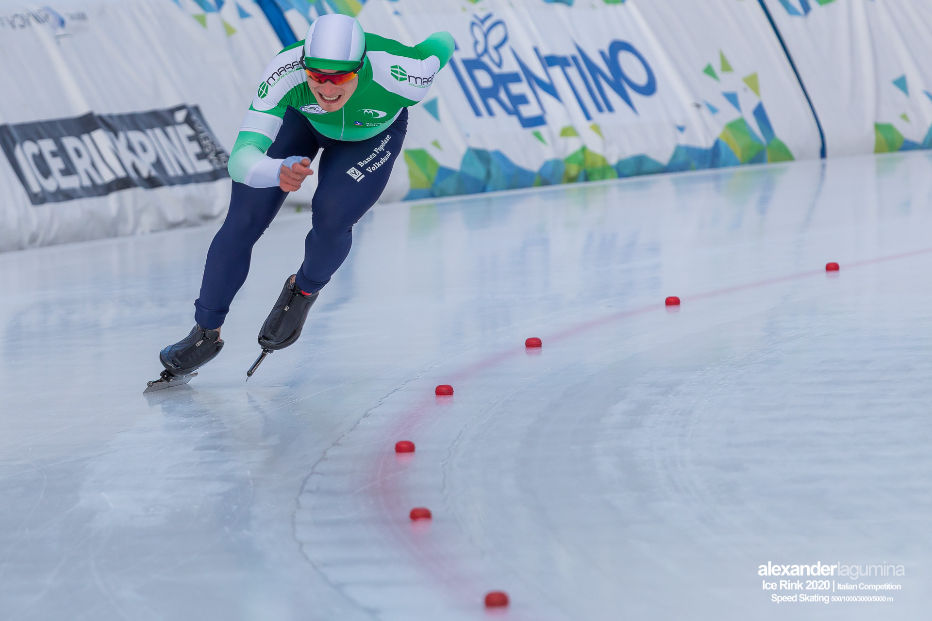 Daniele Di Stefano Speed Skating Pattinaggio di Velocità Ice Rink Baselga di Pinè