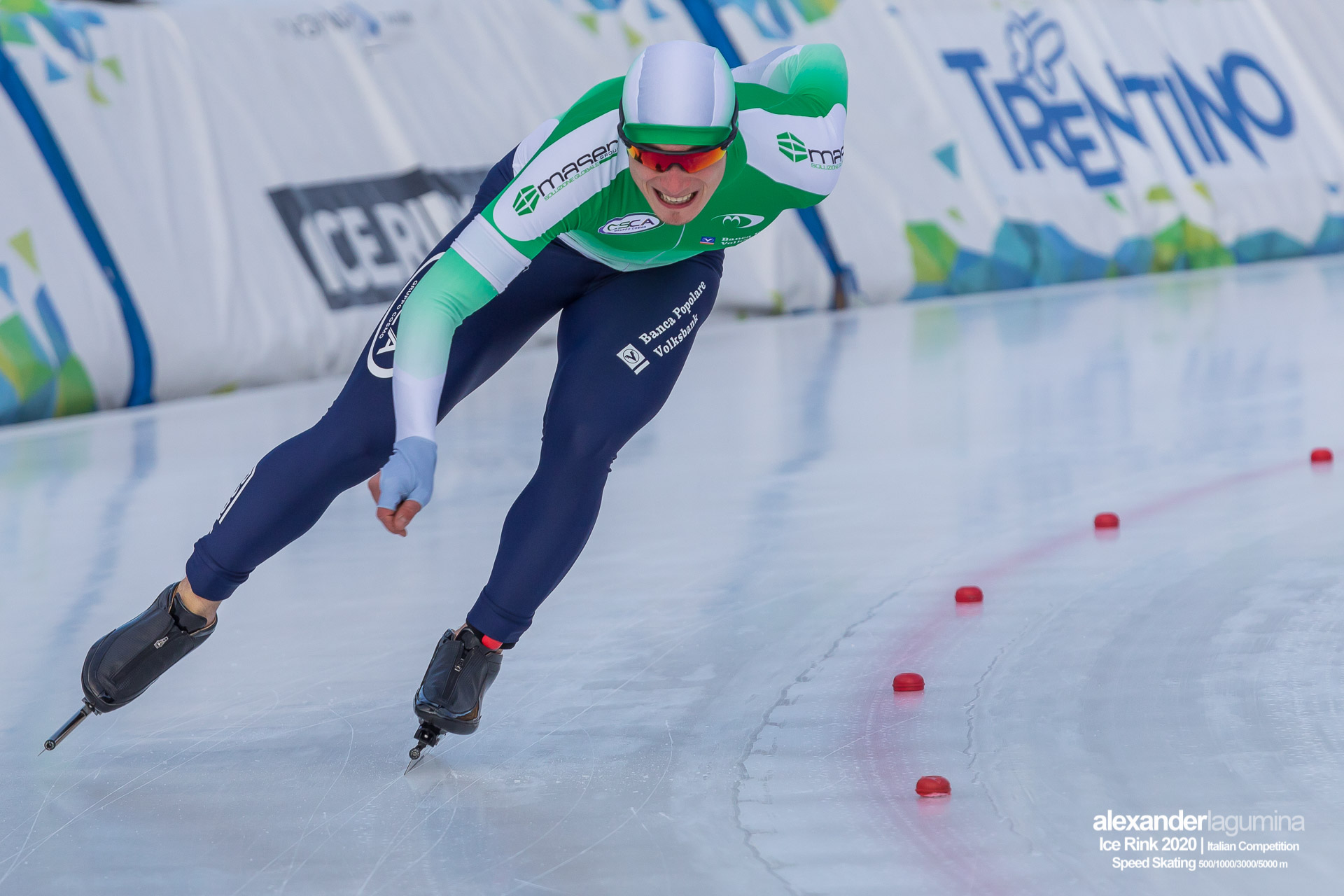 Daniele Di Stefano Speed Skating Pattinaggio di Velocità Ice Rink Baselga di Pinè