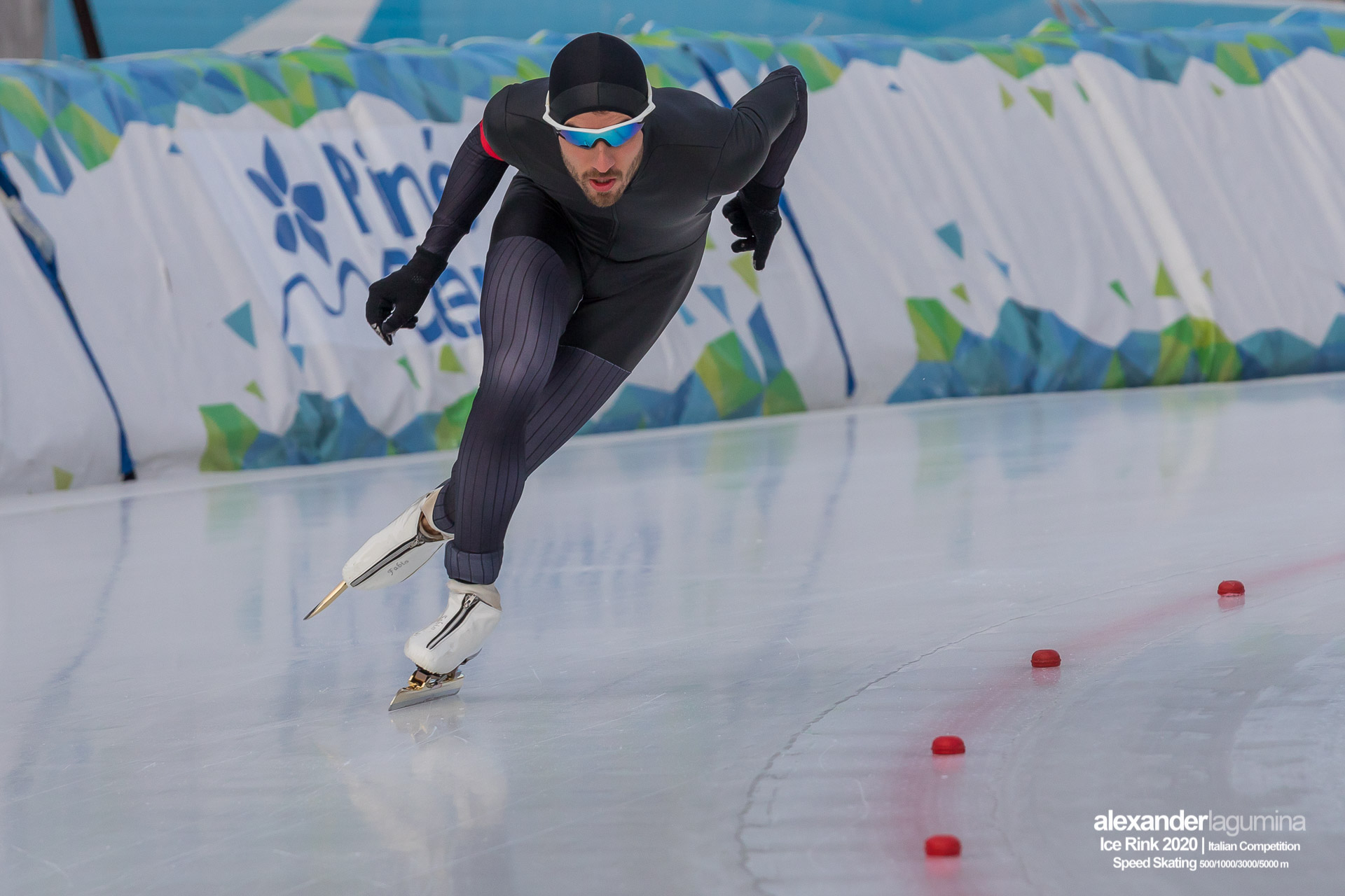 Fabio Francolini Speed Skating Pattinaggio di Velocità Ice Rink Baselga di Pinè