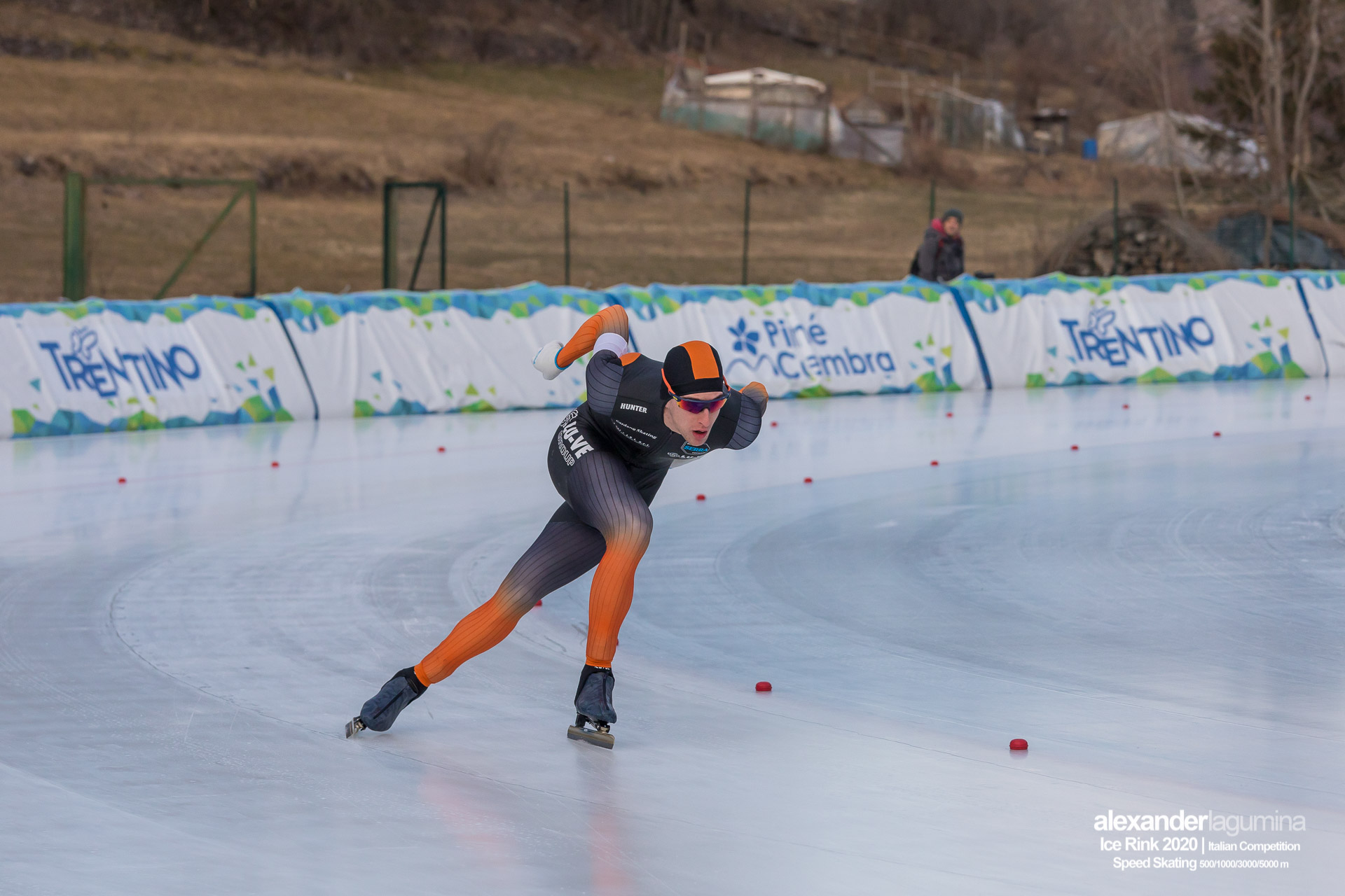 Gabriele Galli Speed Skating Pattinaggio di Velocità Ice Rink Baselga di Pinè