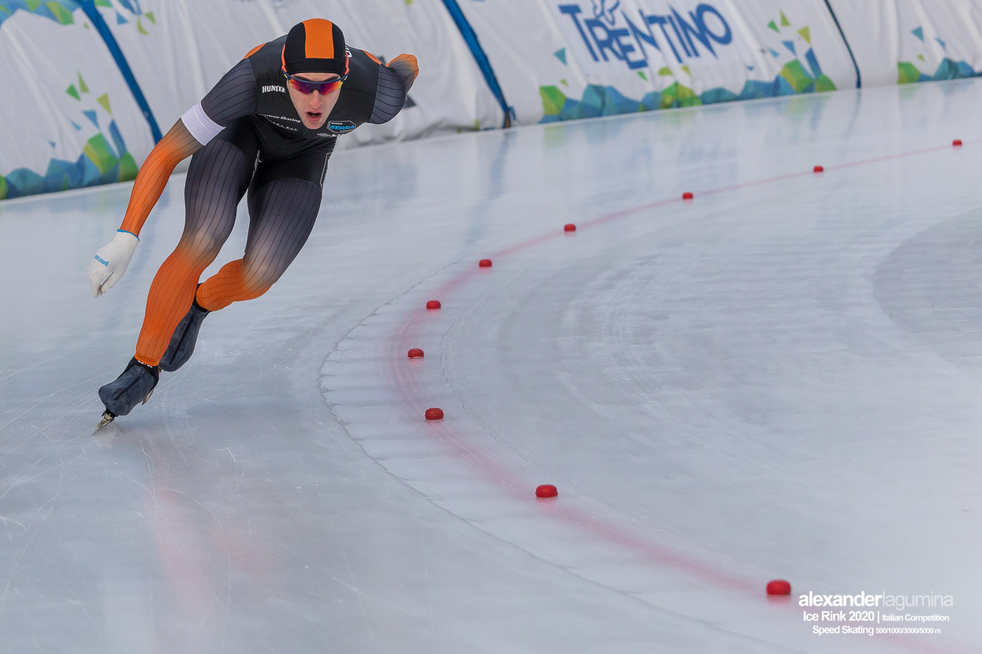 Gabriele Galli Speed Skating Pattinaggio di Velocità Ice Rink Baselga di Pinè