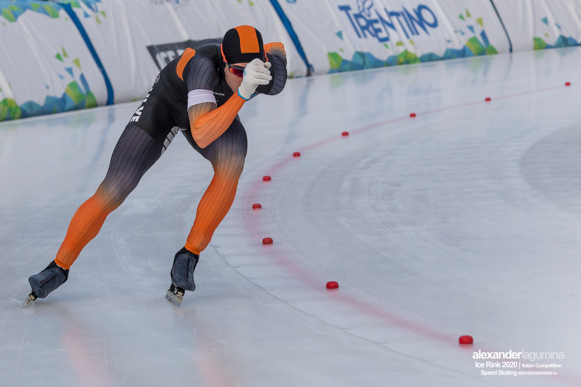 Gabriele Galli Speed Skating Pattinaggio di Velocità Ice Rink Baselga di Pinè