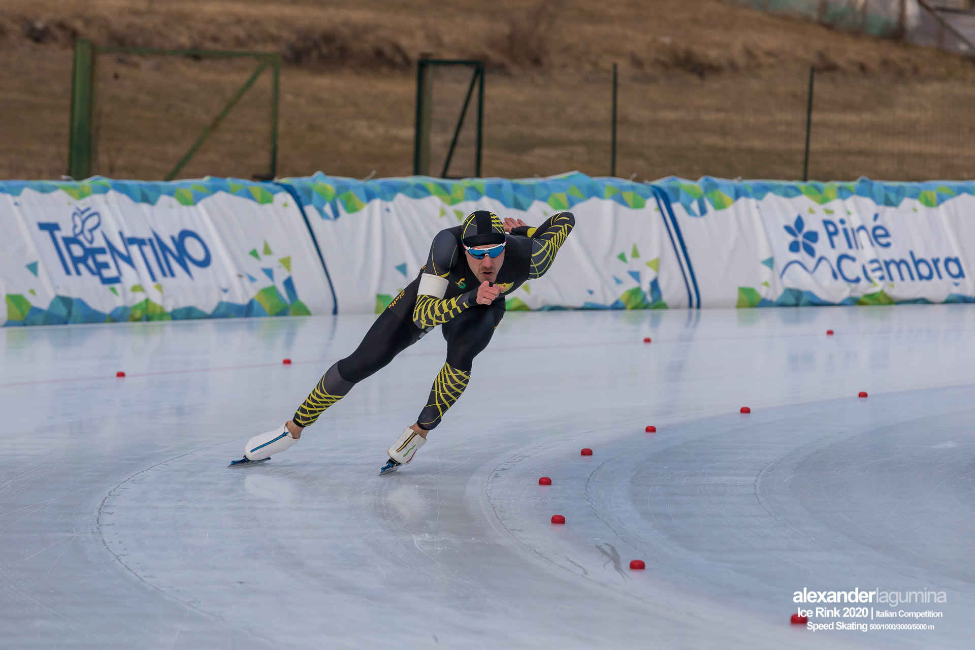 Mirco Giacomo Nenzi Speed Skating Pattinaggio di Velocità Ice Rink Baselga di Pinè