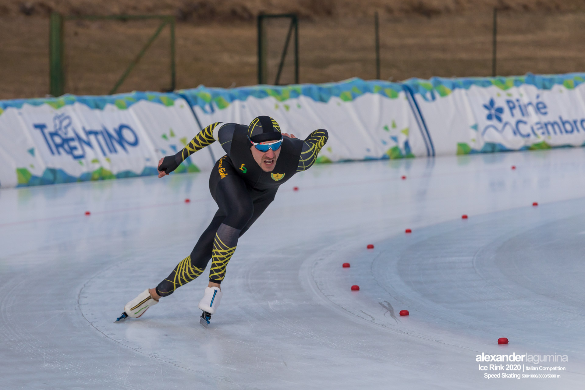 Mirco Giacomo Nenzi Speed Skating Pattinaggio di Velocità Ice Rink Baselga di Pinè