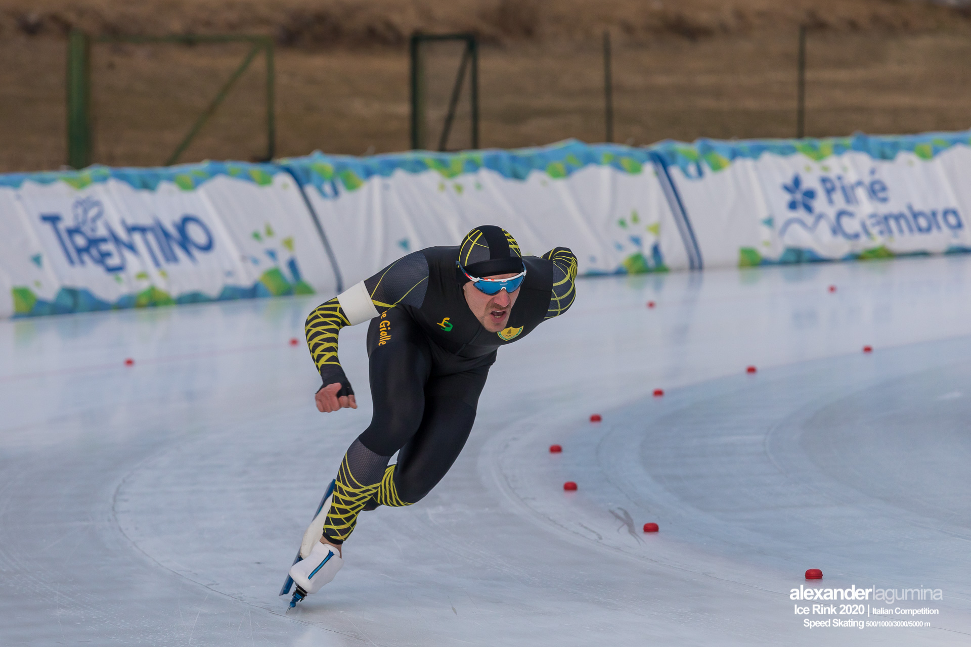Mirco Giacomo Nenzi Speed Skating Pattinaggio di Velocità Ice Rink Baselga di Pinè