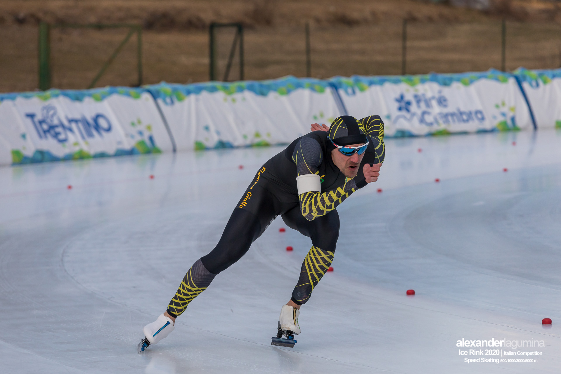 Mirco Giacomo Nenzi Speed Skating Pattinaggio di Velocità Ice Rink Baselga di Pinè