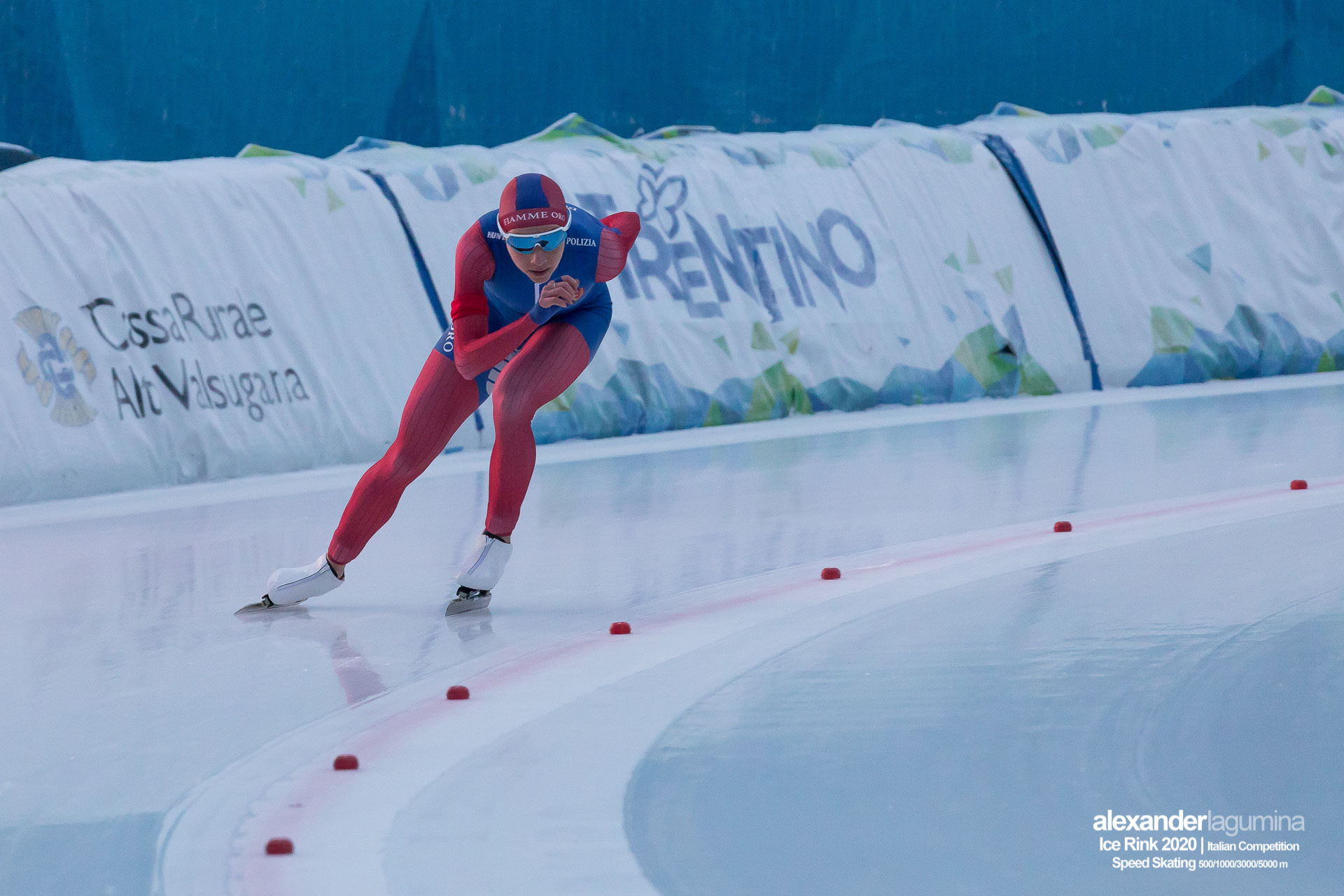 Noemi Bonazza Speed Skating Pattinaggio di Velocità Ice Rink Baselga di Pinè