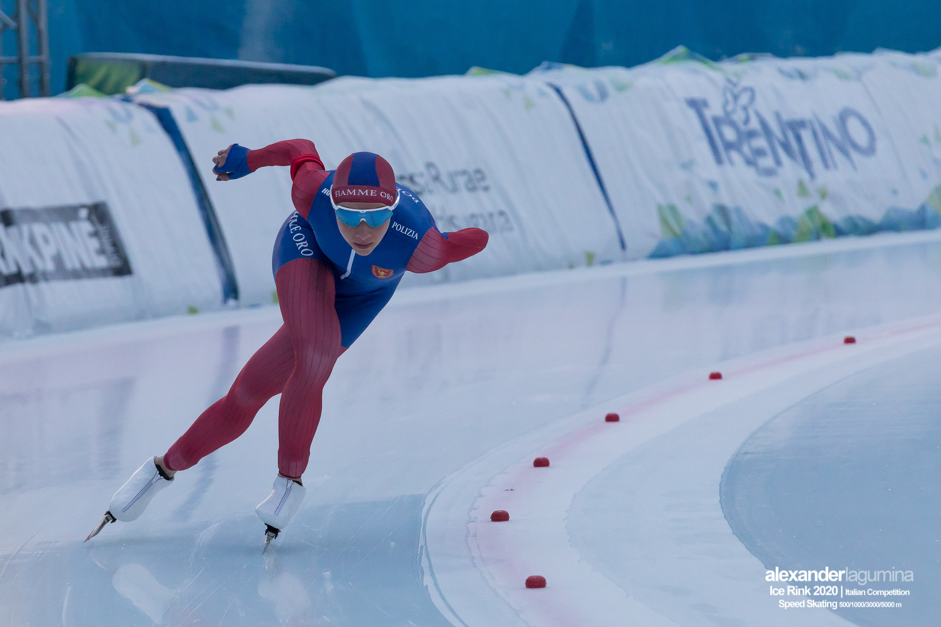 Noemi Bonazza Speed Skating Pattinaggio di Velocità Ice Rink Baselga di Pinè