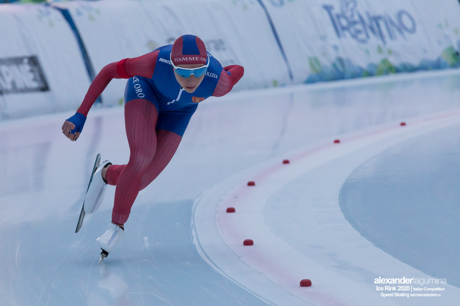 Noemi Bonazza Speed Skating Pattinaggio di Velocità Ice Rink Baselga di Pinè