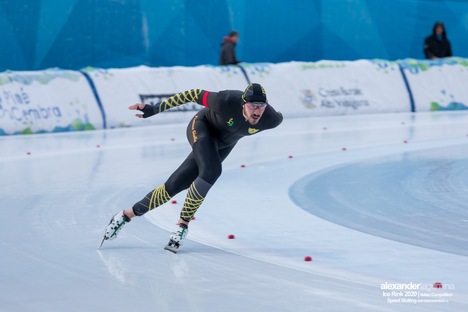 Davide Ghiotto Speed Skating Pattinaggio di Velocità Ice Rink Baselga di Pinè