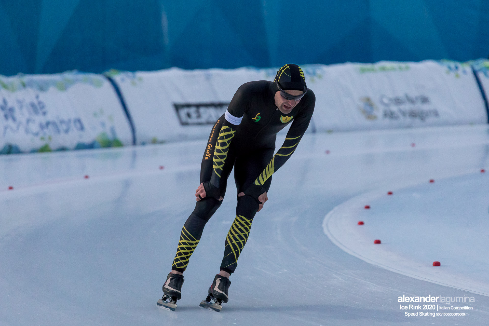 Andrea Giovannini Speed Skating Pattinaggio di Velocità Ice Rink Baselga di Pinè