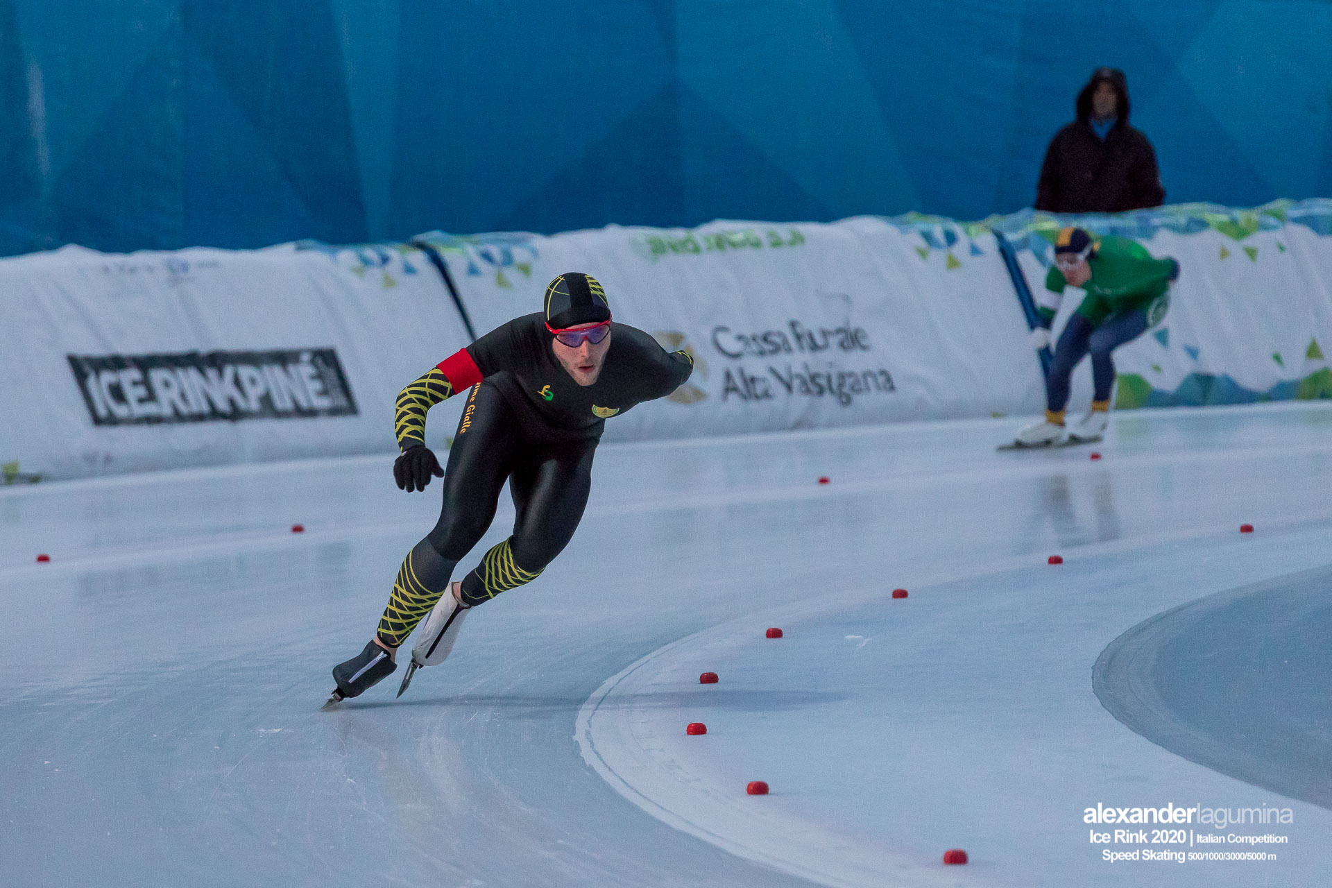 Michele Malfatti Speed Skating Pattinaggio di Velocità Ice Rink Baselga di Pinè