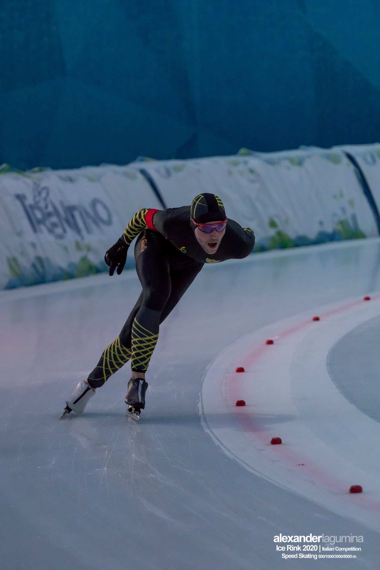 Michele Malfatti Speed Skating Pattinaggio di Velocità Ice Rink Baselga di Pinè