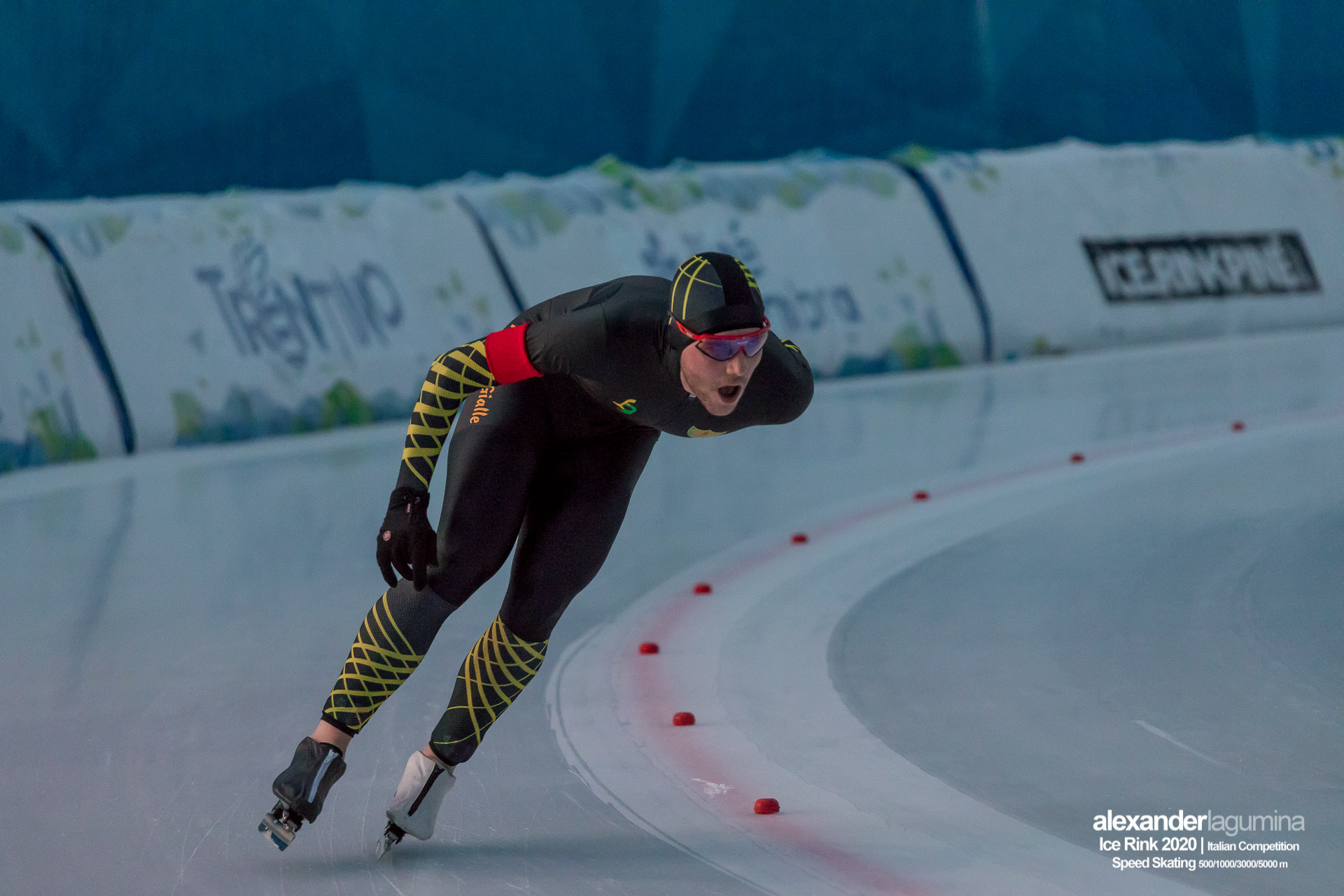 Michele Malfatti Speed Skating Pattinaggio di Velocità Ice Rink Baselga di Pinè
